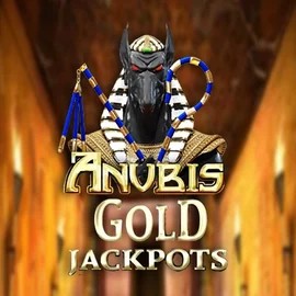 Anubis Gold Jackpots online game logo by Inspired Gaming on millioners.com.pl
