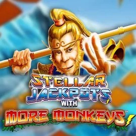 Stellar Jackpots with More Monkeys by Lightning Box Game, showcased at millioners.com.pl – game logo